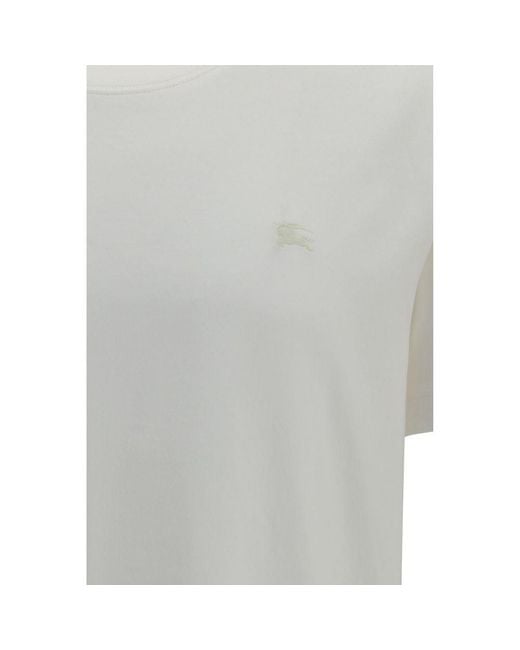 Burberry Gray White Cotton T for men