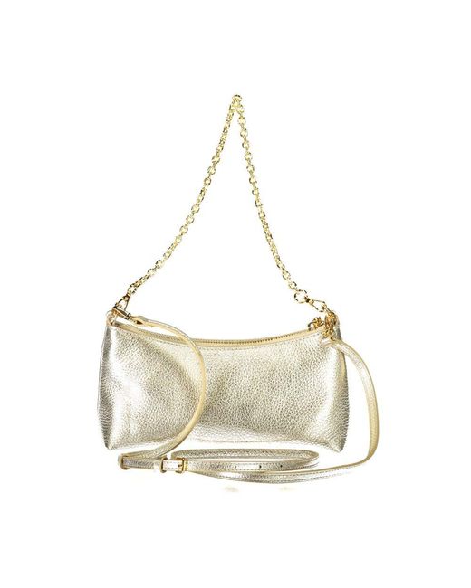 Coccinelle Metallic Leather Handbag
