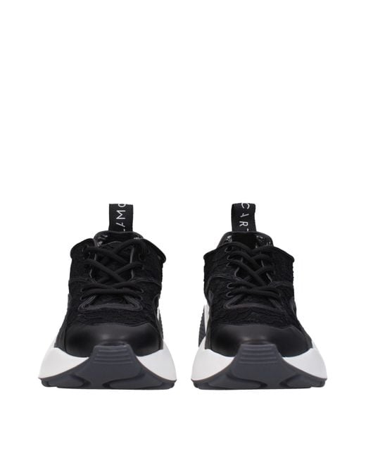 Stella McCartney Blue Black Fabric Sneakers