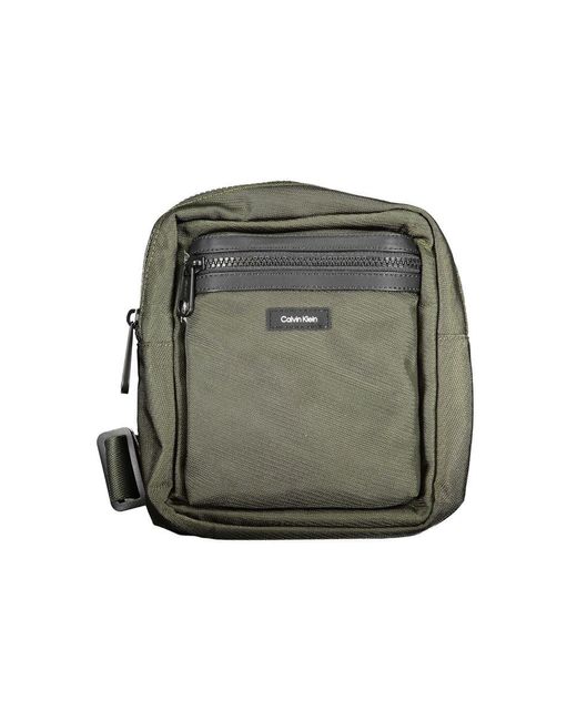 Calvin Klein Green Polyester Handbag for men