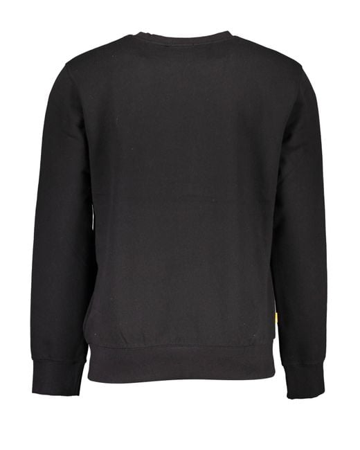 Timberland Black Cotton Sweater for men