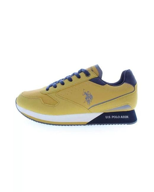 U.S. POLO ASSN. Yellow Polyester Sneaker for men