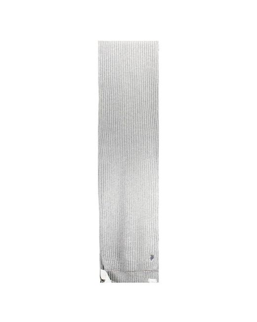 U.S. POLO ASSN. Gray Wool Scarf for men