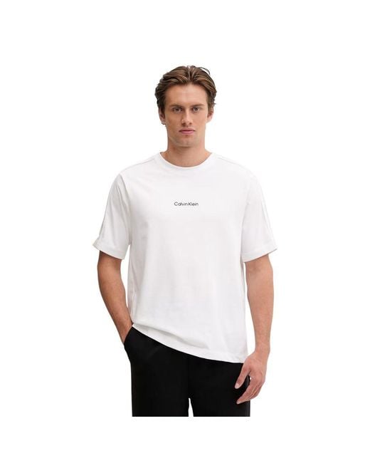 Calvin Klein White Cotton T for men