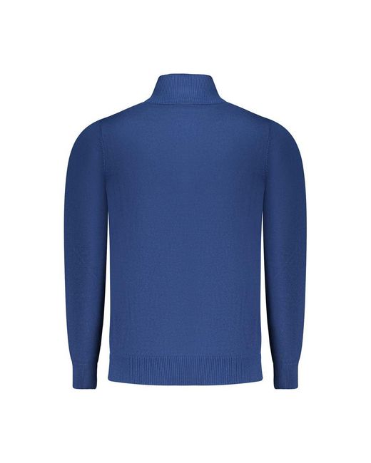 COVERI MOVING Blue Viscose Men Sweater for men