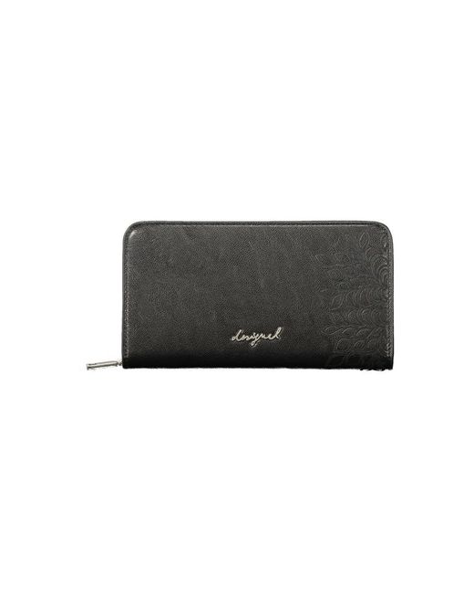 Desigual Black Nero Poliuretano Woman Wallet