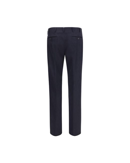 Prada Blue Wool Oves Aries Dress Pants for men