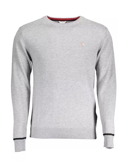 Guess Gray Wool Sweater for men