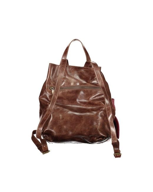 Desigual Brown Polyurethane 's Backpack