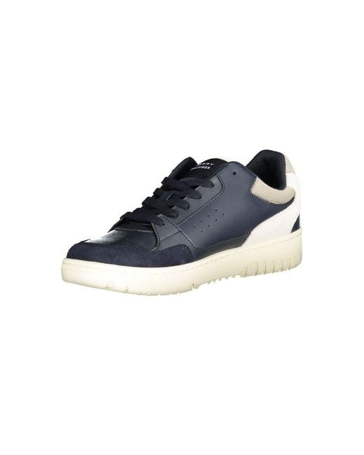 Tommy Hilfiger Blue Polyester Sneaker for men