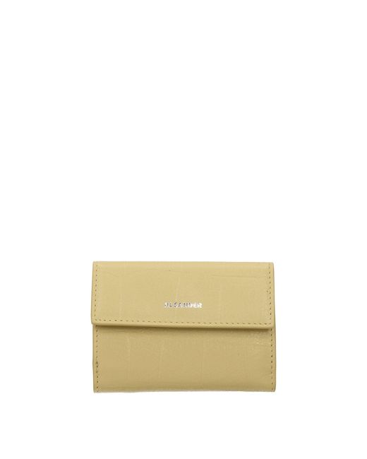 Jil Sander Natural Leather Wallet for men