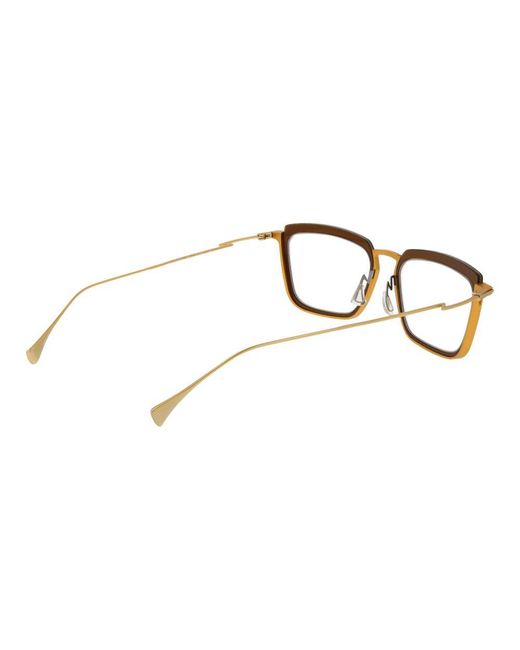 Yohji Yamamoto Brown Metal Glasses (Frames)