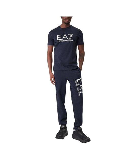 EA7 Blue Cotton T for men