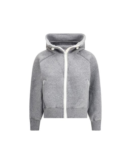 Canada Goose Gray Wool Oves Aries Bomber
