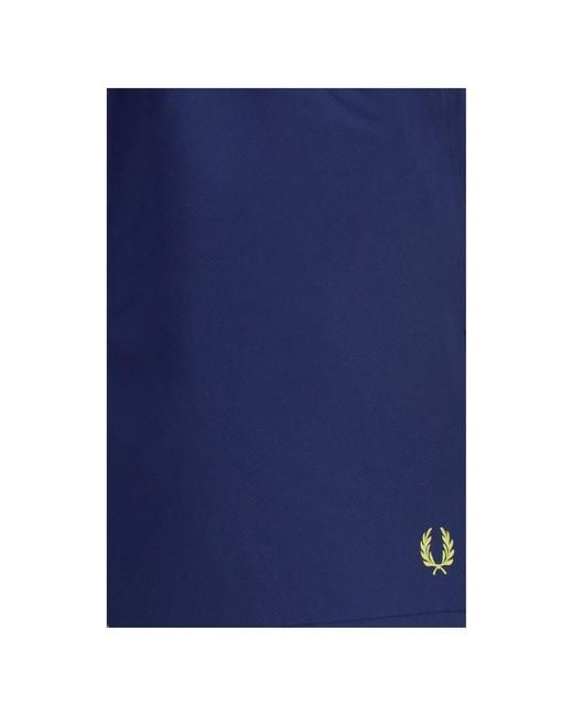Fred Perry Blue Recycled Polyester Shorts for men