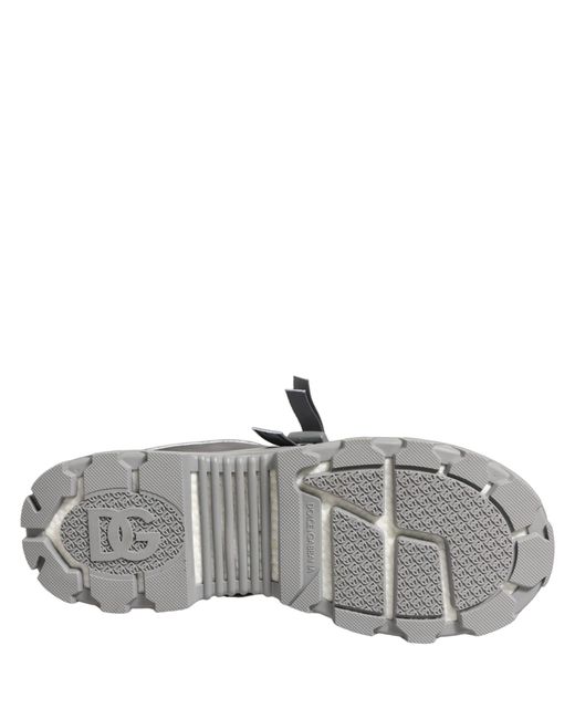 Dolce & Gabbana Gray Airmaster Panelled Low Top Men Sneakers Shoes for men