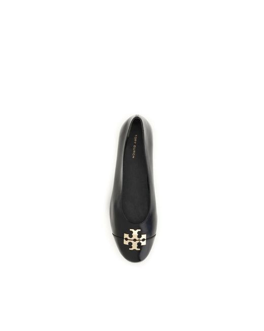 Tory Burch Black Goatskin Ballet Flats