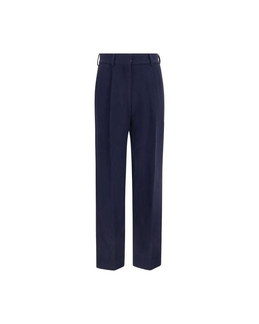 Blazé Milano Blue Wool Oves Aries Pants