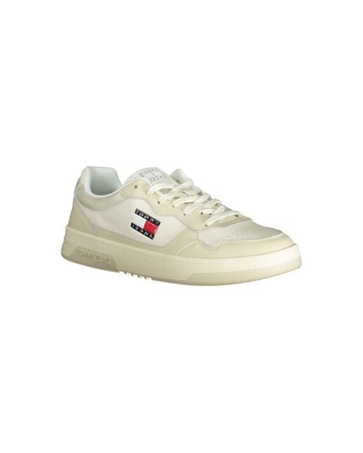 Tommy Hilfiger White Polyester Sneaker for men