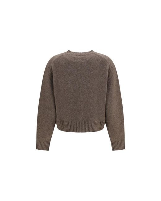 Loulou de Saison Brown Wool Oves Aries Cardigan