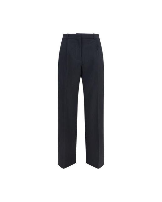 Our Legacy Blue Black Wool Oves Aries Flared Pants