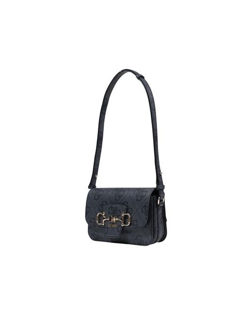 Guess Black Gray Polyethylene Handbag