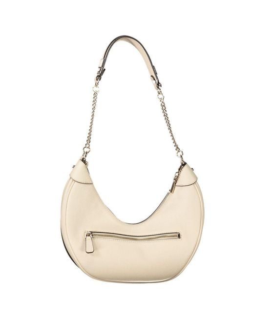 Guess Natural Polyurethane Handbag