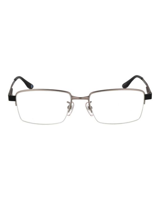 BMW Metallic Gray Metal Glasses (frames) for men