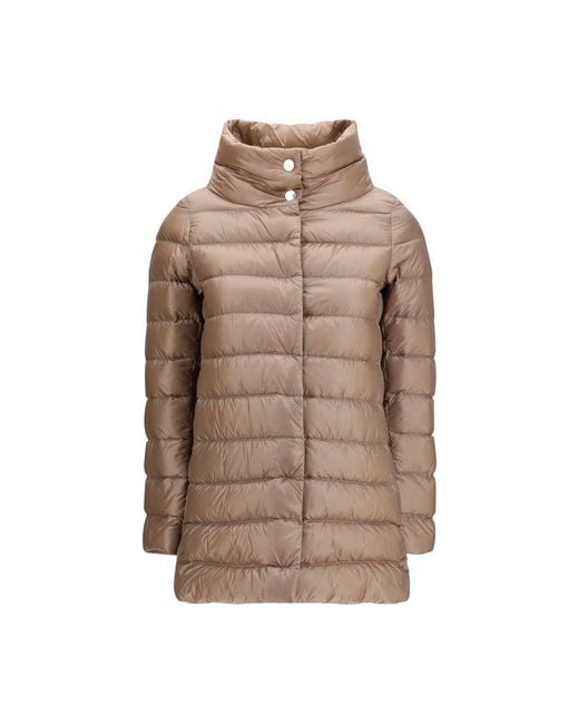Herno Brown Beige Polyester Full