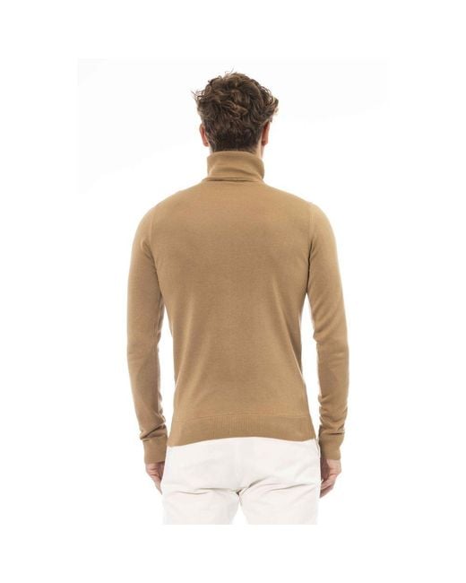 Baldinini Natural Beige Modal Men Sweater for men