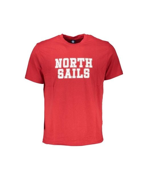 North Sails Red Rosso Cotton Men T for men