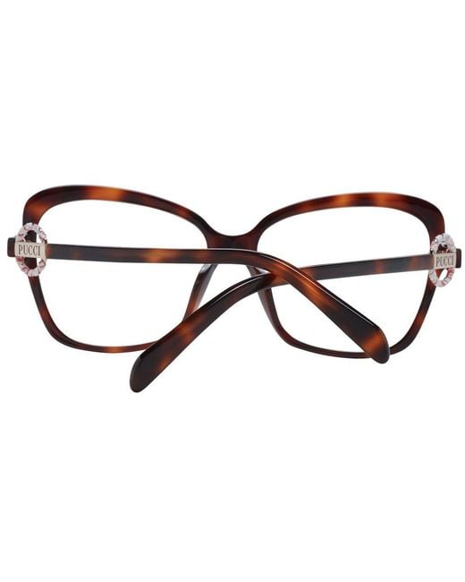 Emilio Pucci Brown Optical Frames
