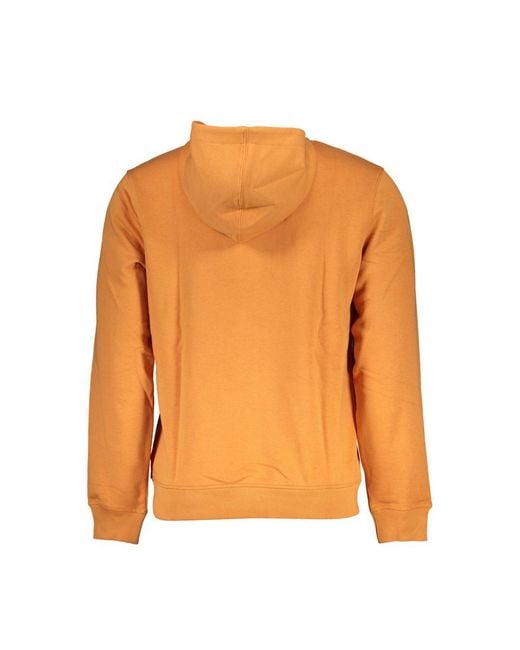 Guess Orange Svelte Hooded Sweatshirt for men