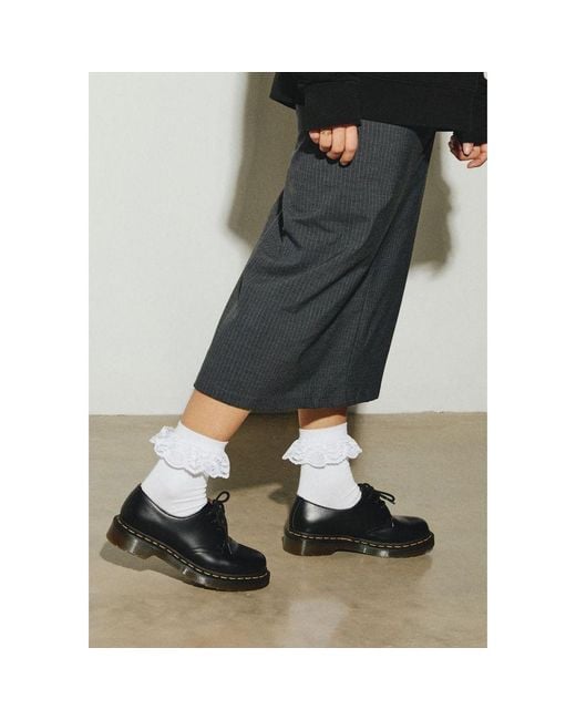Dr. Martens White Polyester Sock