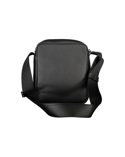 Calvin Klein Black Elegant Shoulder Bag With Contrasting Accents for men