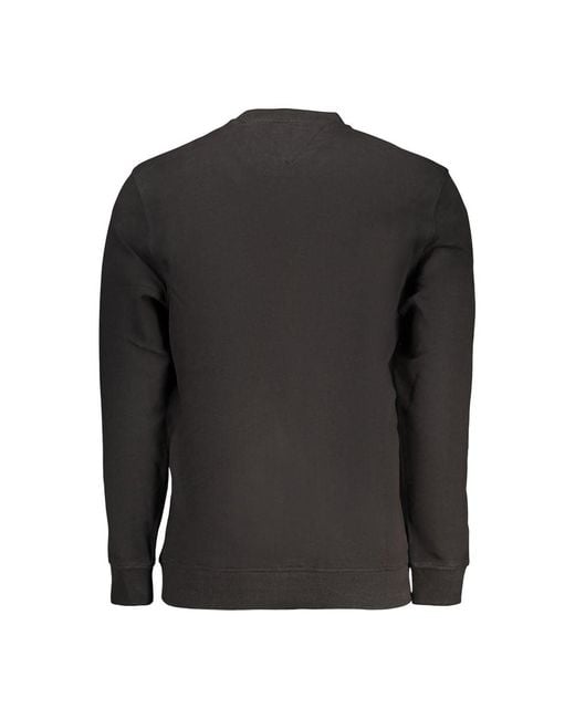 Tommy Hilfiger Black Cotton Men's Sweatshirt for men