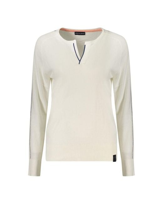 North Sails White Bianco Viscose 's Shirt