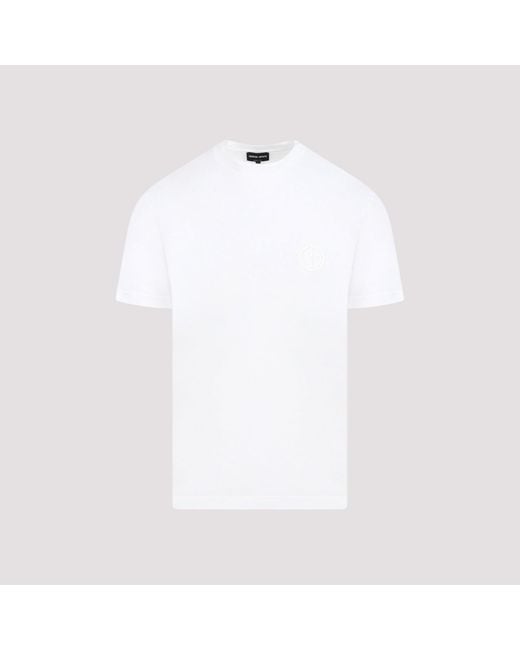 Giorgio Armani Optical White Cotton T for men