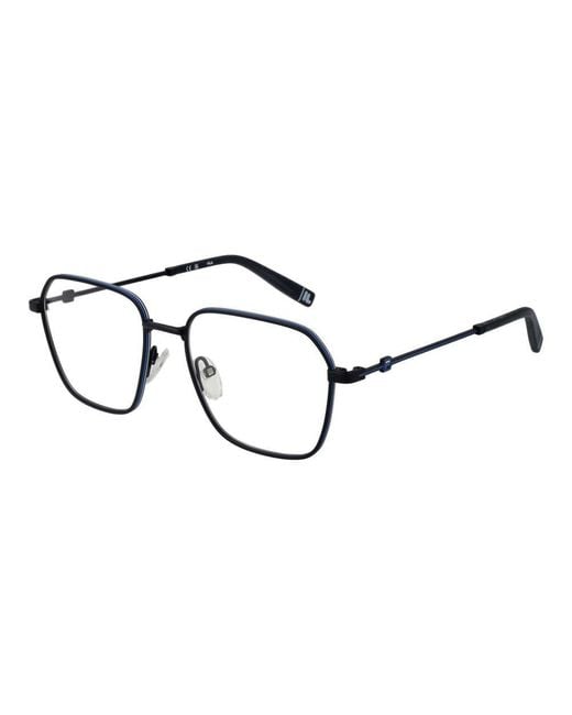 Fila Black Stainless Steel Glasses (Frames)