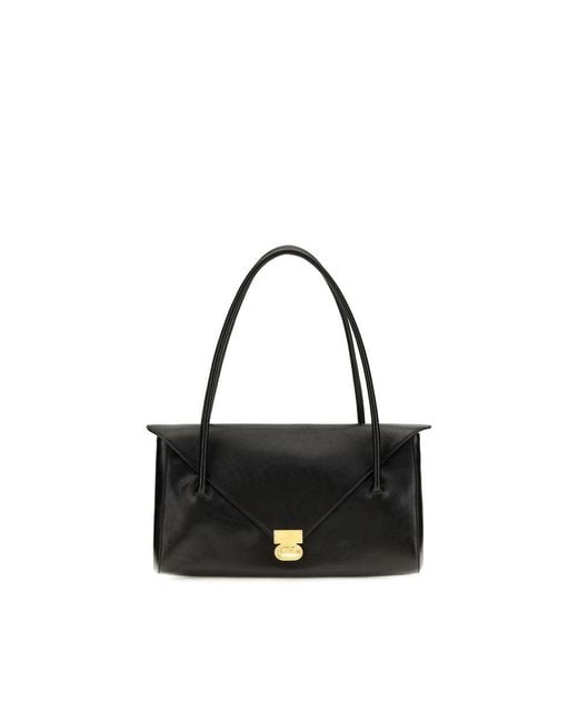 Marni Black Calf Leather Bos Taurus Shoulder Bag