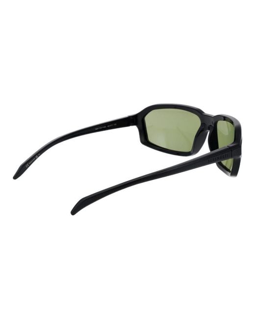 Serengeti Green Black Plastic Sunglasses for men