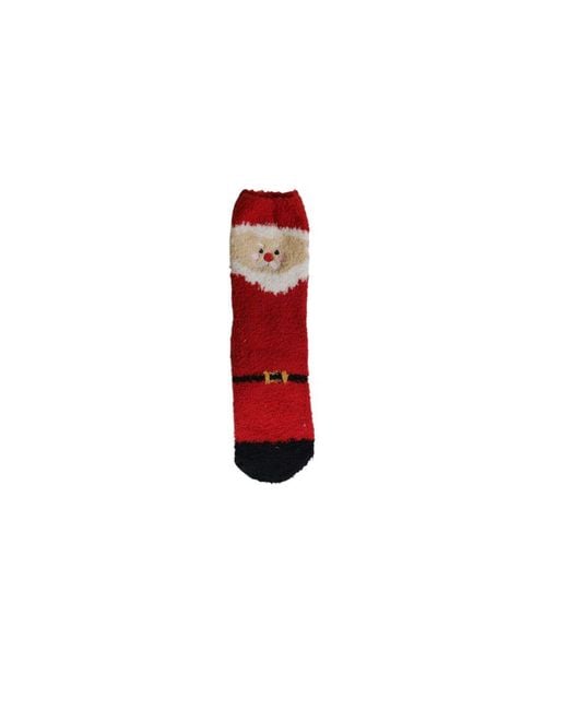 ONLY White Red Polyester Socks