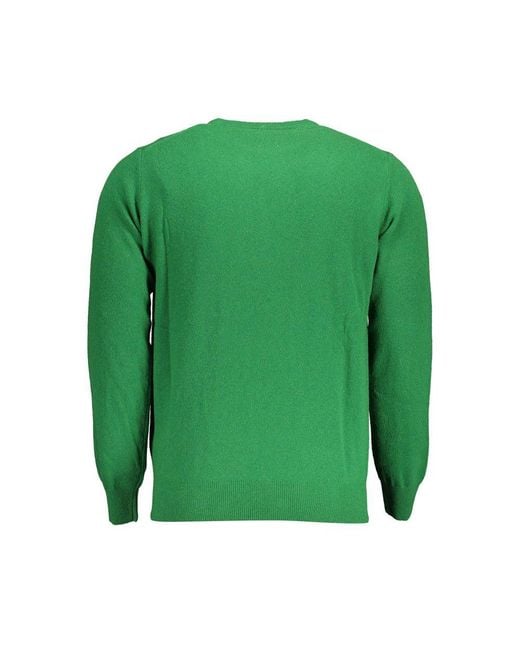North Sails Green Wool Men Sweater for men