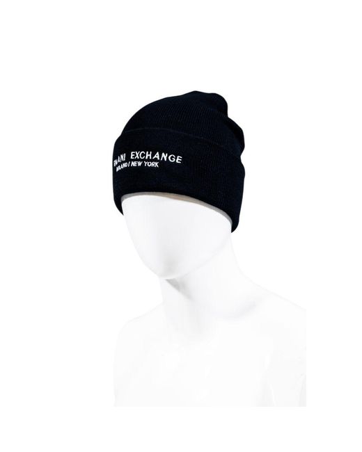 ARMANI EXCHANGE Blue Polyester Cap (baseball Hat) for men