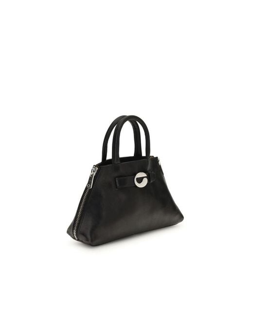 Coperni Black Calf Leather Bos Taurus Shoulder Bag