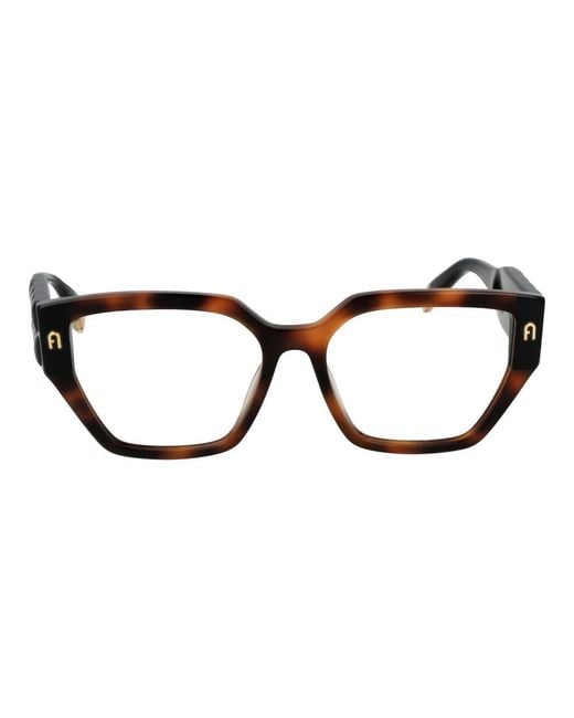 Furla Black Brown Cellulose Acetate Glasses (frames)