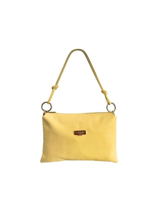 Baldinini Yellow Leather Bag