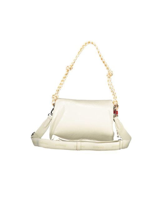Desigual Natural Ecru Polyurethane Handbag