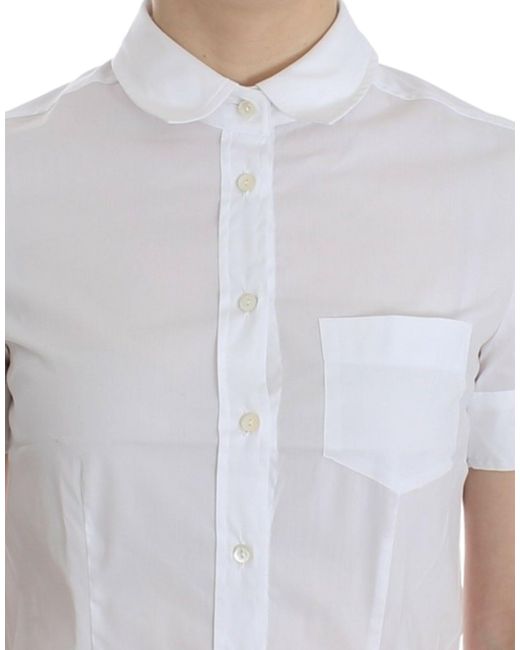 John Galliano Cotton Shirt White Sig12559
