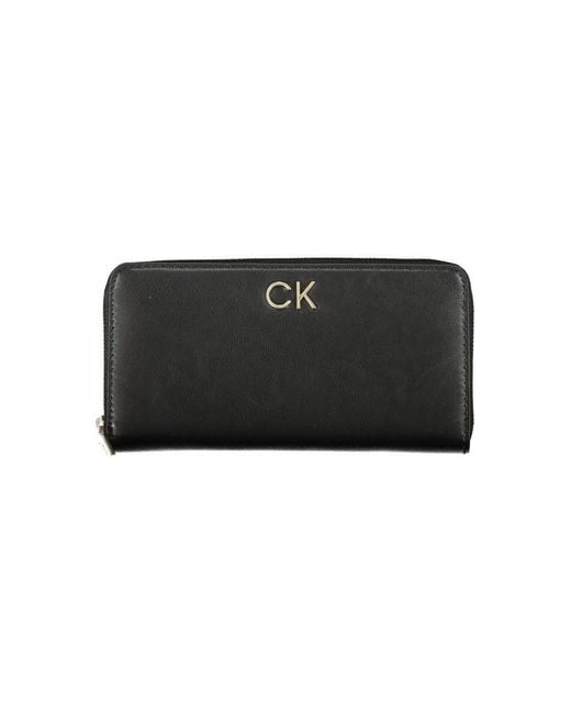 Calvin Klein Black Polyester Wallet